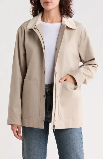 Bernardo Short Barn Jacket In Neutral
