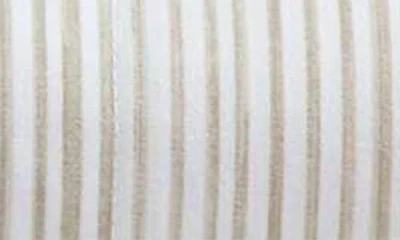 Kenneth Cole Textured Stripe Microfiber Sheet Set In White