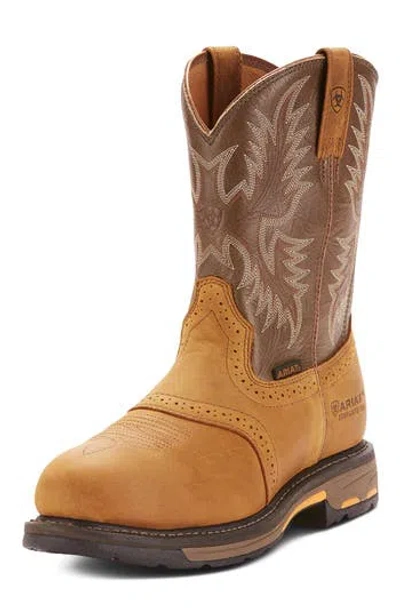 Ariat Workhog Pull-on Western Boot In Multi