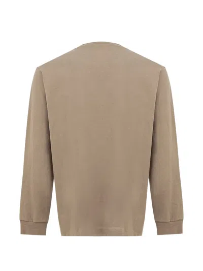Dsquared2 Logo-print Kangaroo-pocket T-shirt In Brown