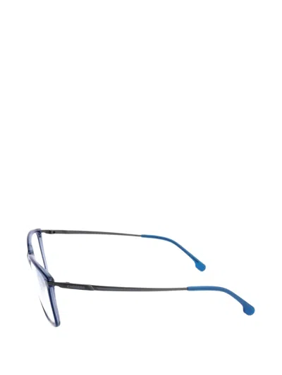 Carrera Rectangle-frame Glasses In Blue