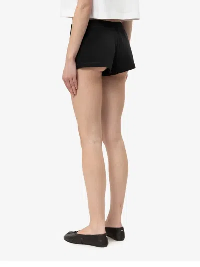 Entire Studios Drawstring Mini Shorts In Black