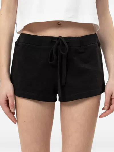 Entire Studios Drawstring Mini Shorts In Black
