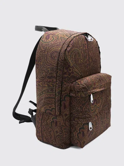 Etro Backpack Men In Brown