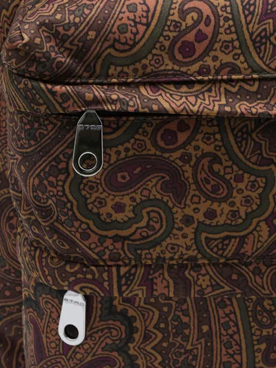 Etro Backpack Men In Brown