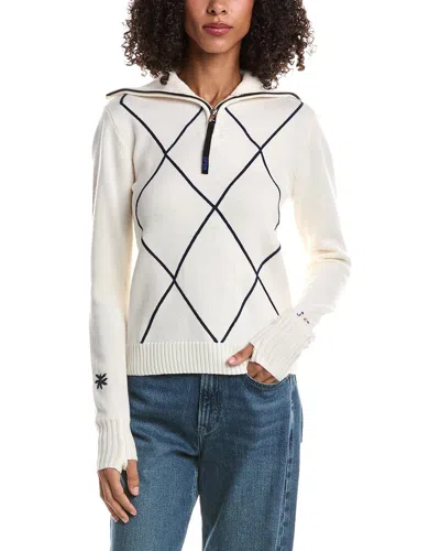 Rossignol Wool 1/2-zip Pullover In White
