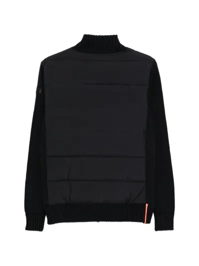 Rrd Quilted-panel Zip-up Jacket In Black