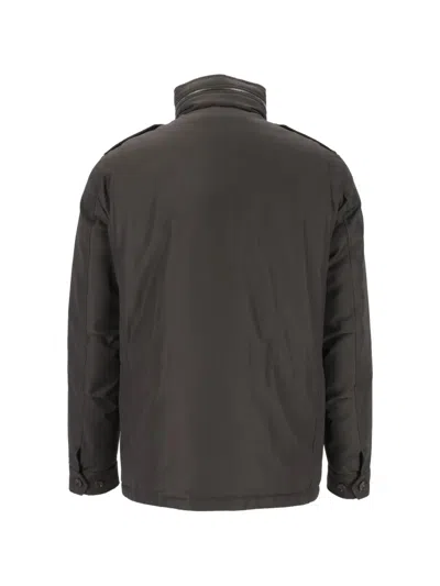 Moorer Buttoned Pocket Jacket In Gray