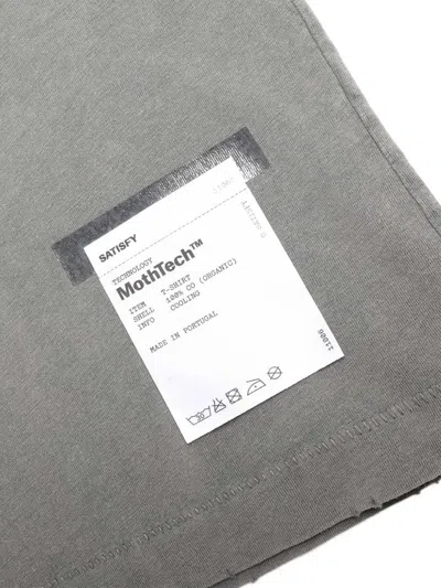 Satisfy Mothtech™ Distressed T-shirt In Gray