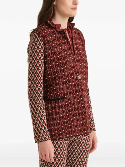 Maliparmi Patchwork Jacquard-knit Jacket In Multi