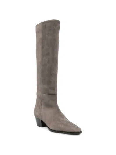 Aeyde Medea Suede Boots In Multi