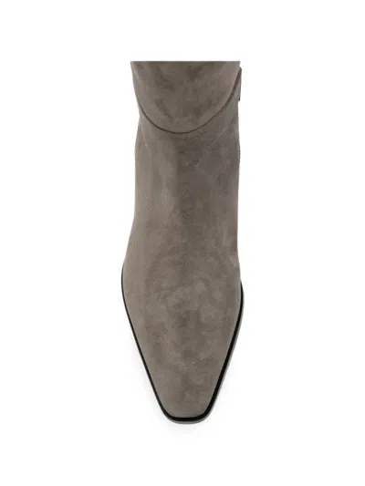 Aeyde Medea Suede Boots In Multi
