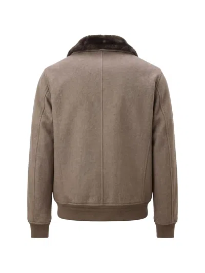 Montecore Bomber Jacket In Neutral