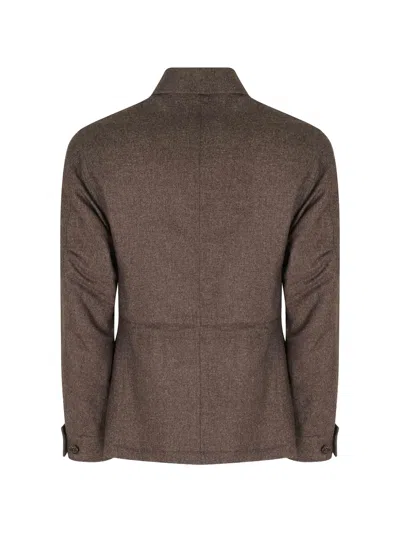 Eleventy Multi-pocket Coat In Multi