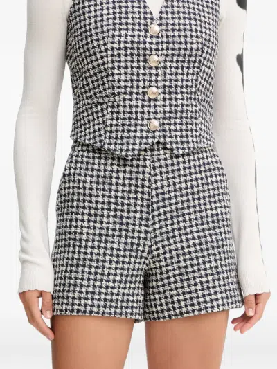 Morgan Houndstooth-pattern Shorts In Multi