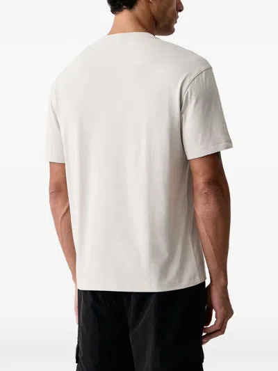 Ea7 Logo-patch T-shirt In Yellow