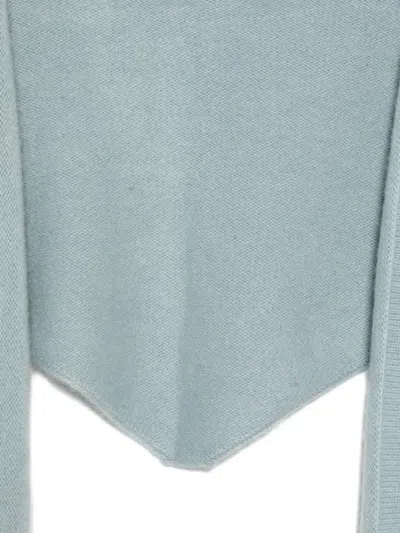 Liska Triangular Scarf In Blue