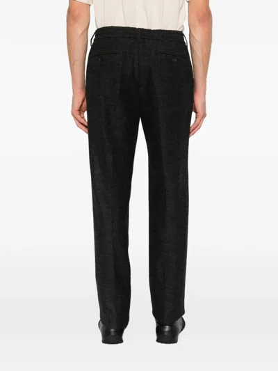 Etro Textured Drawstring Trousers In Multi