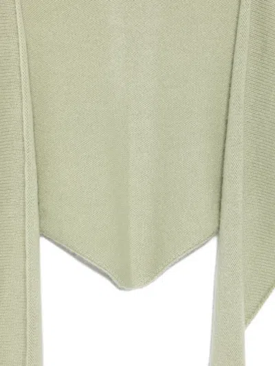 Liska Triangular Scarf In Green