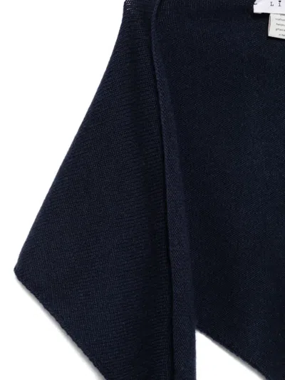 Liska Triangular Scarf In Blue