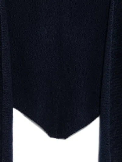 Liska Triangular Scarf In Blue