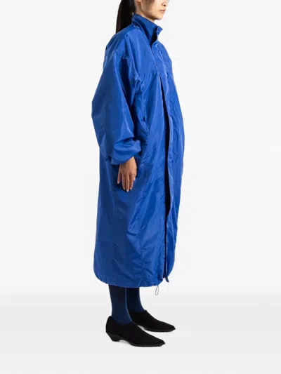 Lii High-neck Drawstring Jacket In Blue