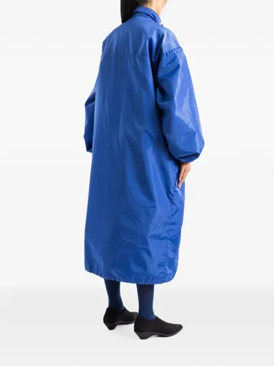 Lii High-neck Drawstring Jacket In Blue