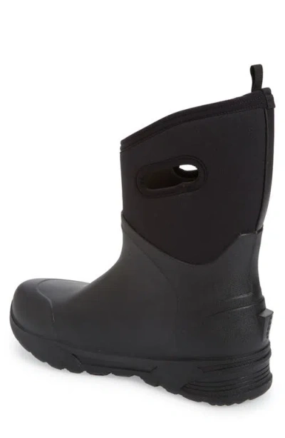 Bogs Bozeman Mid Waterproof Boot In Black