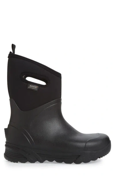 Bogs Bozeman Mid Waterproof Boot In Black