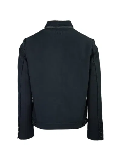 Hannes Roether Buttoned Shirt Jacket In Black