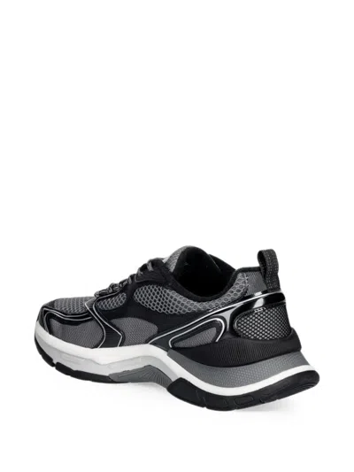 Ea7 Logo-patch Mesh Sneakers In Multi