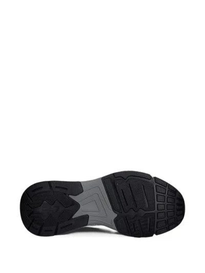 Ea7 Logo-patch Mesh Sneakers In Multi