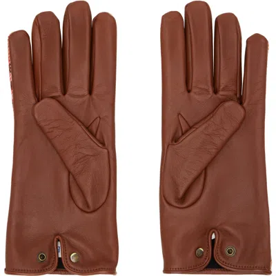 Burberry Check-pattern Gloves In Archive Beige Ip Chk