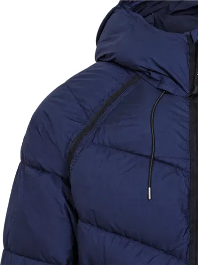 C.p. Company C.p.company Peacoat Medium Down Shield Jaclet In Blue