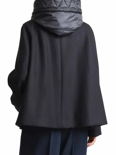 Fay Abrigo Alcochado - Azul In Black