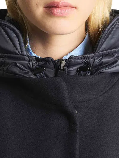 Fay Abrigo Alcochado - Azul In Black