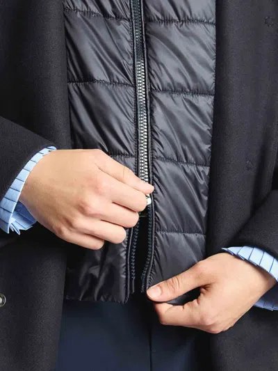 Fay Abrigo Alcochado - Azul In Black