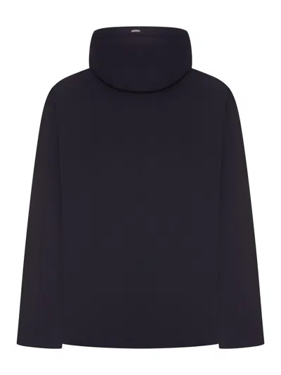 Herno Technical Fabric Blouson In Blue