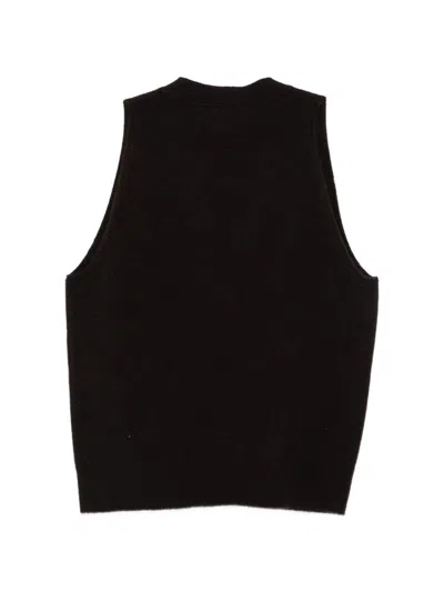 Vanisé Cashmere V-neck Cardigan In Black