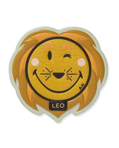 Anya Hindmarch Zodiac Leo Sticker For Handbag In Yellow