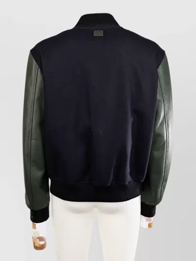 Dior Single-breasted Coat In Blue