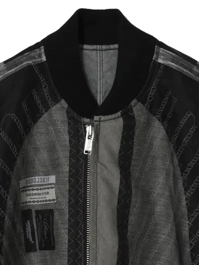 Undercover Jacke Im Patchwork-look In Black