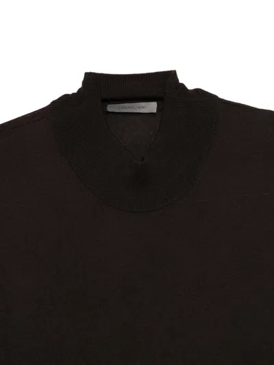 Corneliani Pullover Aus Schurwolle In Brown
