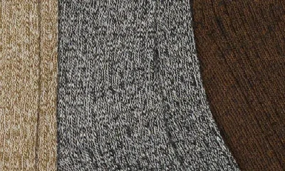 Donna Karan Assorted 3-pack Crew Socks In Multi