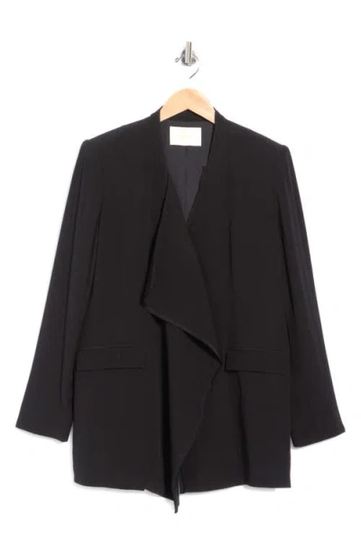 Ulla Johnson Elea Draped Front Blazer In Black