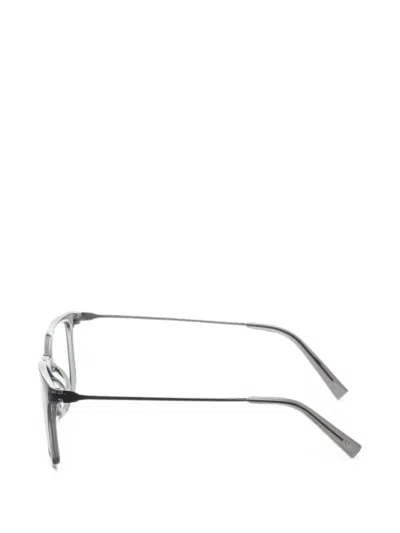 Tumi Rectangle-frame Glasses In Gray