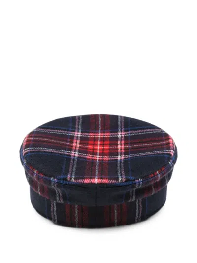Ruslan Baginskiy Checked Baker Boy Cap In Multi