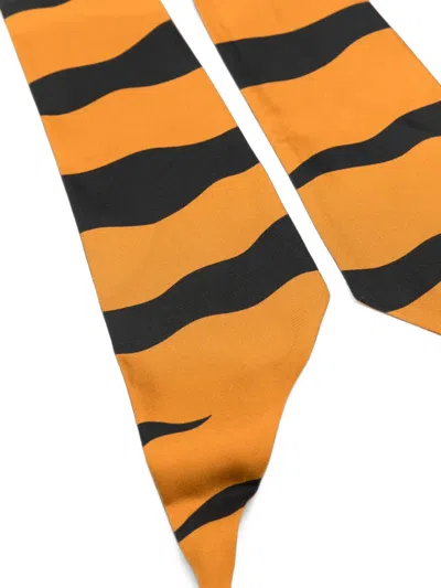 Pucci Printed Silk Head Scarf In Multi