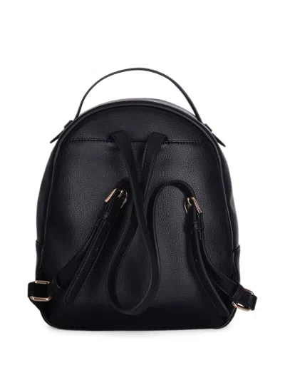 Liu •jo Liu Jo Pebbled Eco-leather Backpack In Black