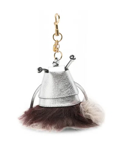 Anya Hindmarch Monster-patterned Keychain In Multi